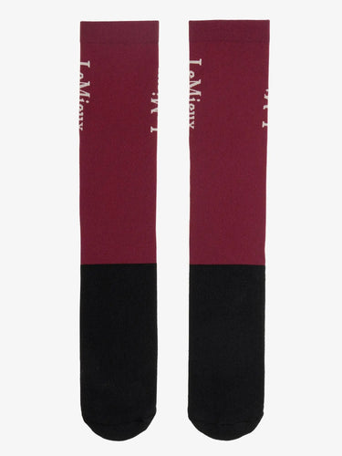 LeMieux Competition Socks 2 pack Blackberry| Online For Equine