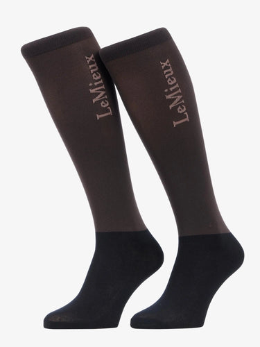 LeMieux Competition Socks 2 pack Cocoa| Online For Equine