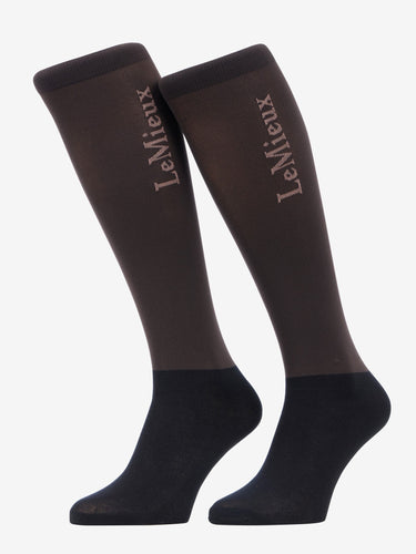 LeMieux Competition Socks 2 pack Cocoa| Online For Equine