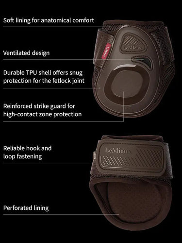 LeMieux Compliant Fetlock Boot Black| Online For Equine