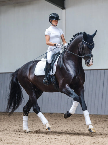 LeMieux Cotton Dressage Square White| Online For Equine