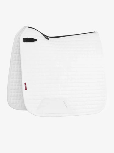LeMieux Cotton Dressage Square White| Online For Equine