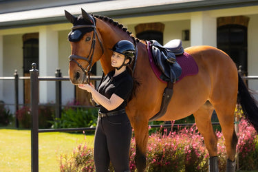 LeMieux Cotton GP Square Burgundy| Online For Equine