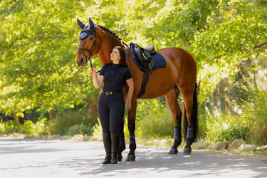 LeMieux Cotton GP Square Navy| Online For Equine