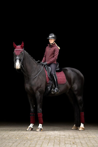 LeMieux Crystal Fly Hood Burgundy| Online For Equine