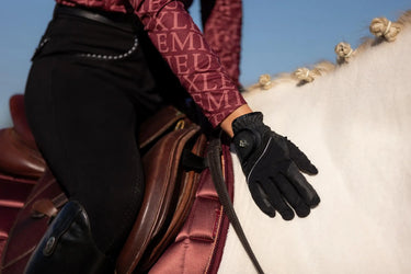 LeMieux Crystal Gloves Black| Online For Equine