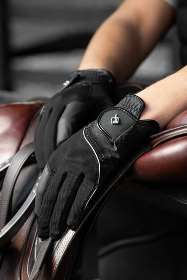 LeMieux Crystal Gloves Black| Online For Equine
