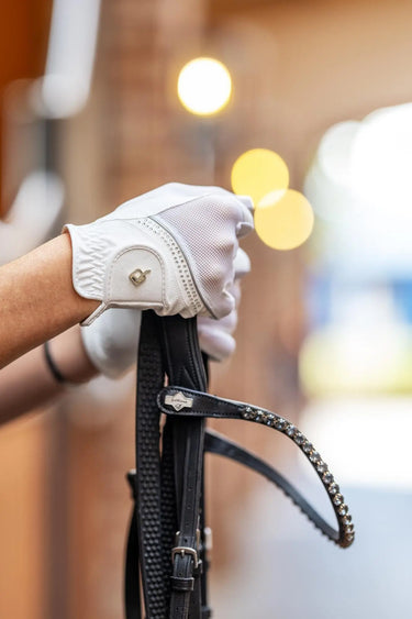 LeMieux Crystal Gloves White| Online For Equine