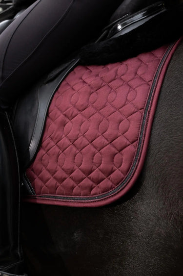 LeMieux Crystal Suede Dressage Pad Burgundy| Online For Equine