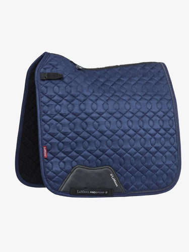 LeMieux Crystal Suede Dressage Pad Navy
