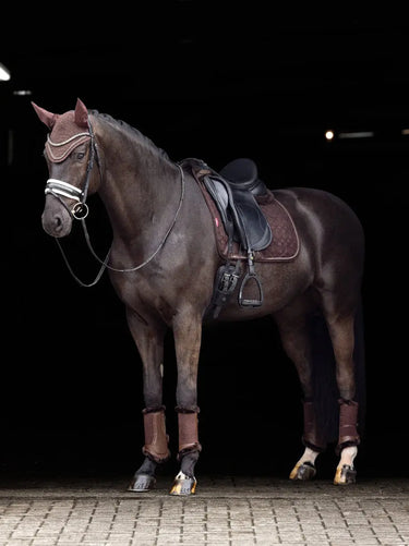 Buy LeMieux Crystal Suede Dressage Square Brown| Online for Equine