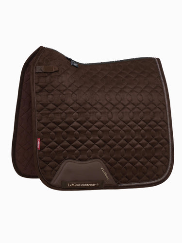 Buy LeMieux Crystal Suede Dressage Square Brown| Online for Equine