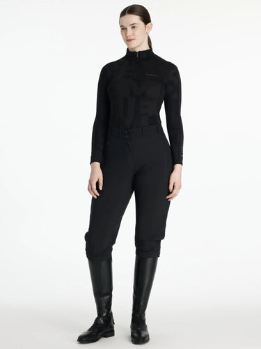 LeMieux Darcey Waterproof 3/4 Over Breeches Black