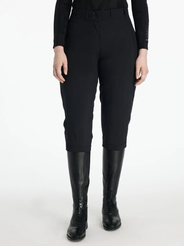 LeMieux Darcey Waterproof 3/4 Over Breeches Black