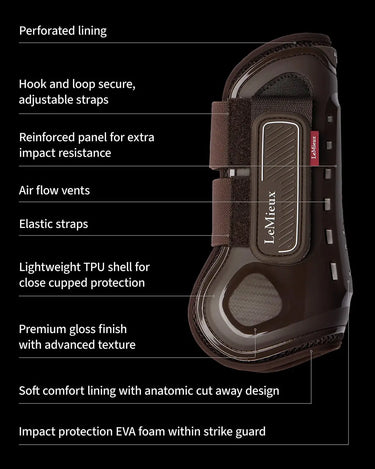 LeMieux Derby Shield Tendon Boot Black| Online For Equine
