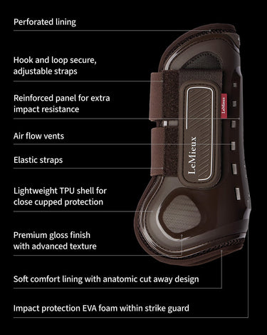 LeMieux Derby Shield Tendon Boot Black| Online For Equine