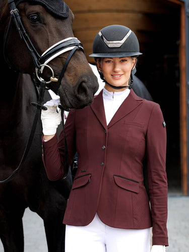 LeMieux Dynamiqué Show Jacket Burgundy| Online For Equine