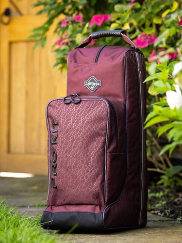 Buy LeMieux Elite Burgundy Pro Boot & Hat Bag| Online for Equine