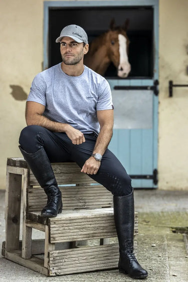 Buy LeMieux Elite Mens Grey T-Shirt| Online for Equine
