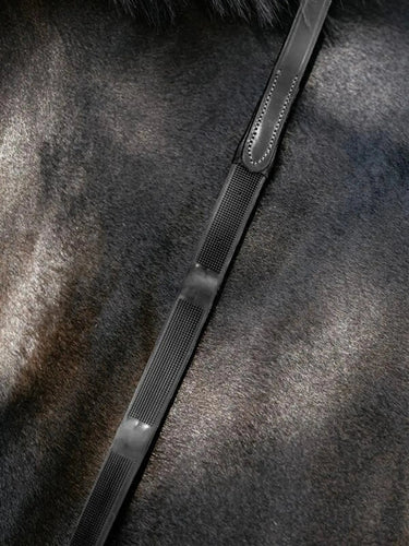 LeMieux Ergo Grip Rubber Reins Black| Online For Equine