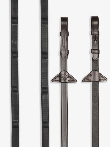 LeMieux Ergo Grip Rubber Reins Havana| Online For Equine