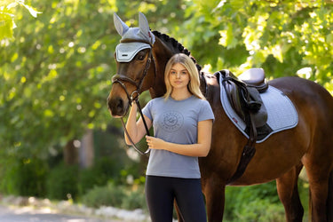 LeMieux Essence Close Contact Square Powder Blue| Online For Equine