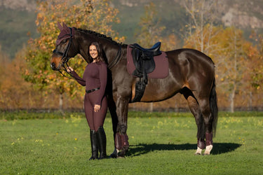 LeMieux Essence Dressage Square Damson| Online For Equine
