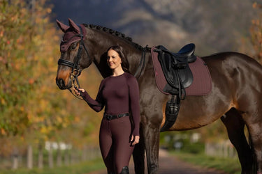 LeMieux Essence Dressage Square Damson| Online For Equine