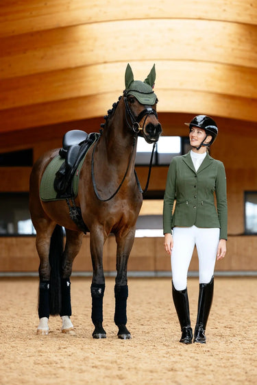 LeMieux Essence Dressage Square Pine Green| Online For Equine