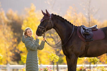 LeMieux Essence Eurojump Square Damson| Online For Equine