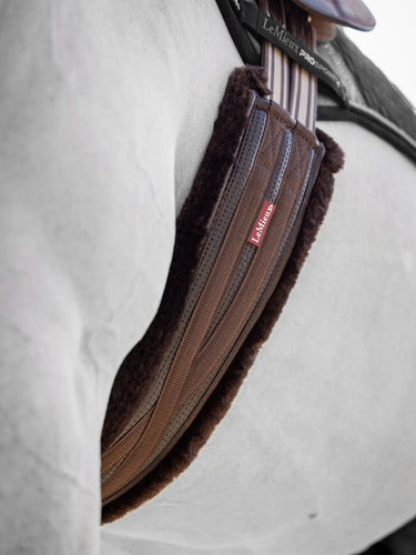 LeMieux Fleece Lined Anatomic Girth Brown/Brown| Online For Equine