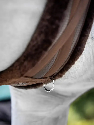 LeMieux Fleece Lined Anatomic Girth Brown/Brown| Online For Equine