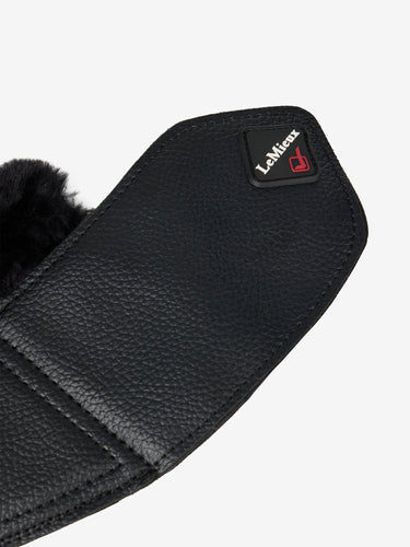 LeMieux Fleece WrapRound Over Reach Boots Black| Online For Equine