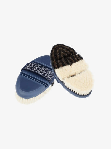 LeMieux Flexi Half & Half Finishing Brush Navy| Online For Equine