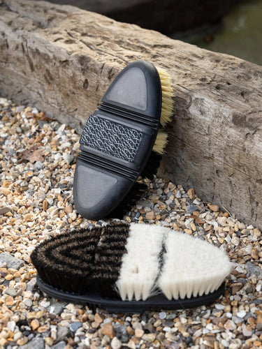 LeMieux Flexi Half & Half Finishing Brush Black| Online For Equine