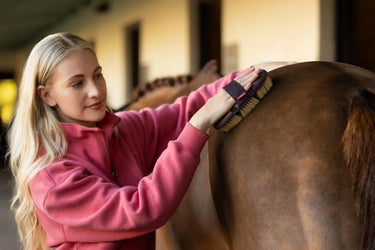 LeMieux Flexi Scrubbing Brush Cranberry| Online For Equine
