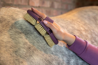 LeMieux Flexi Scrubbing Brush Powder Blue| Online For Equine