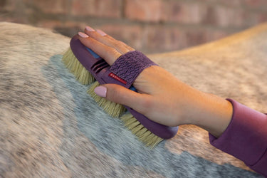 LeMieux Flexi Scrubbing Brush Powder Blue| Online For Equine