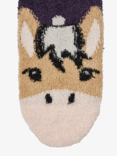 LeMieux Fluffy Character Socks Fjord