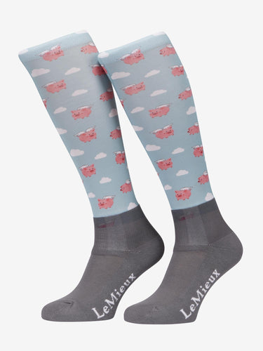 Buy LeMieux Footsie Socks Flying Pigs | Online for Equine