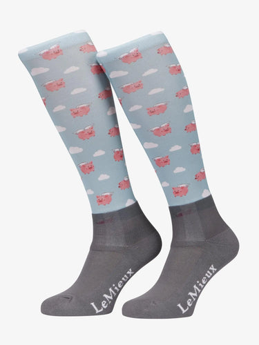 Buy LeMieux Footsie Socks Flying Pigs | Online for Equine