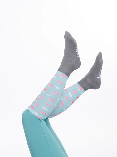 Buy LeMieux Footsie Socks Flying Pigs | Online for Equine