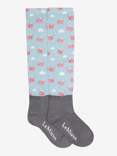 Buy LeMieux Footsie Socks Flying Pigs | Online for Equine