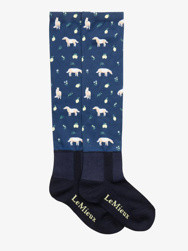 LeMieux Footsie Socks Lemon Navy| Online For Equine