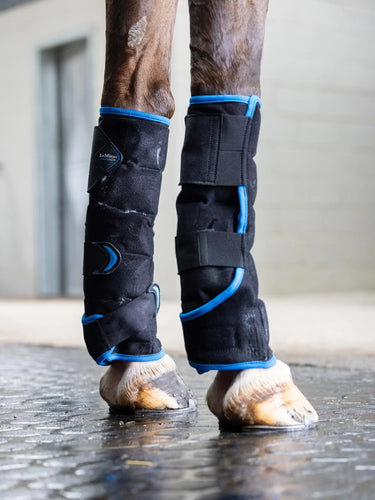 LeMieux Freeze Flow Ice Boot Front Black| Online For Equine