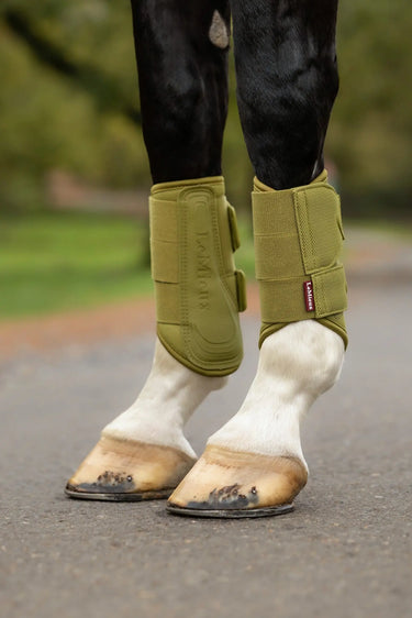 LeMieux Gooseberry Arika Mesh Brushing Boots Gooseberry| Online For Equine