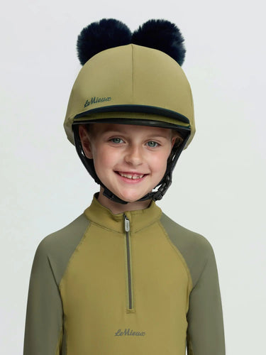 LeMieux Gooseberry Mini Double Pom Hat Silk| Online For Equine