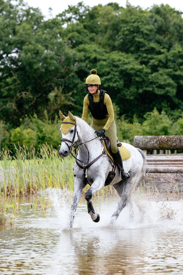 LeMieux Gooseberry Suede Close Contact Square Gooseberry| Online For Equine