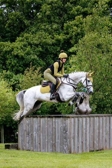 LeMieux Gooseberry Suede Close Contact Square Gooseberry| Online For Equine