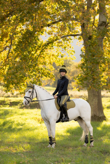 LeMieux Gooseberry Suede GP Square Gooseberry| Online For Equine